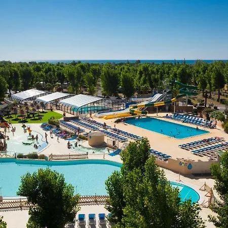 Ferienhaus Mobilhome 2 - 5 Personnes Domaine La Yole Vendres